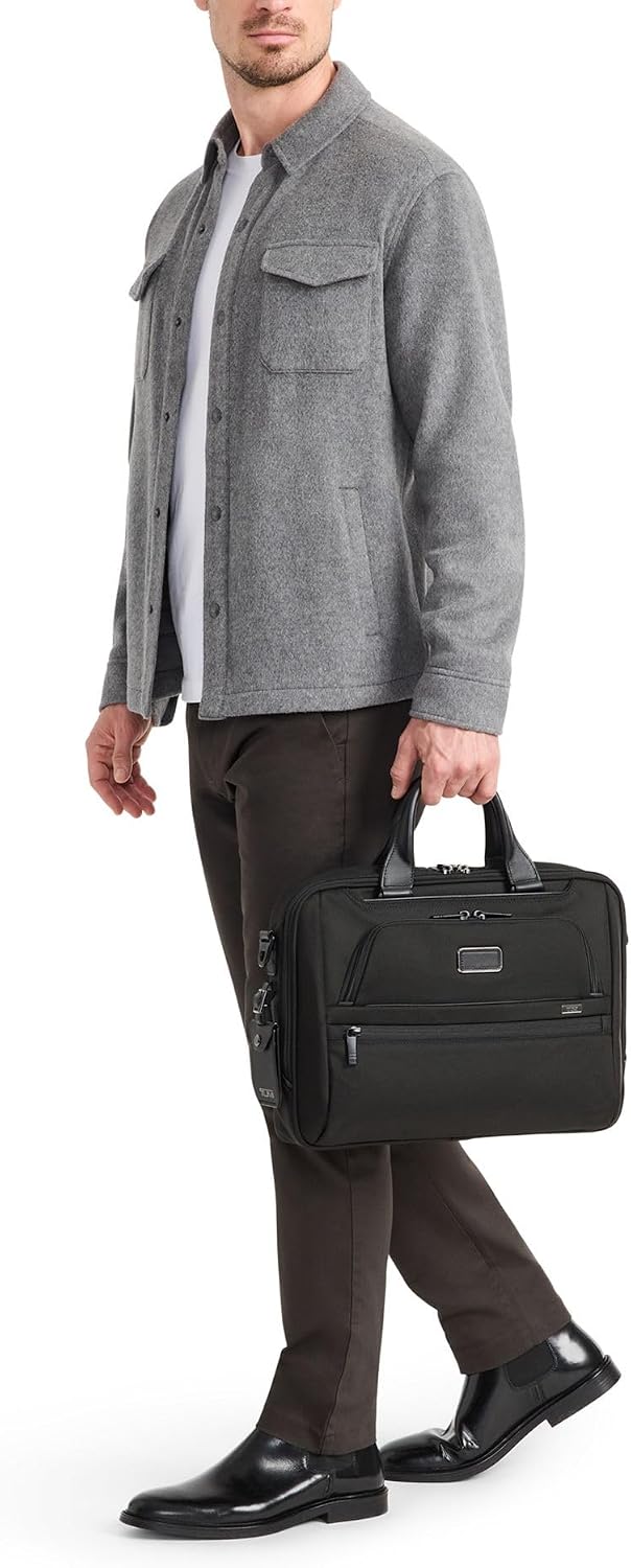 TUMI - Alpha Laptop Briefcase - Men's Work and Commute Bag - Fits up to a 15' Screen