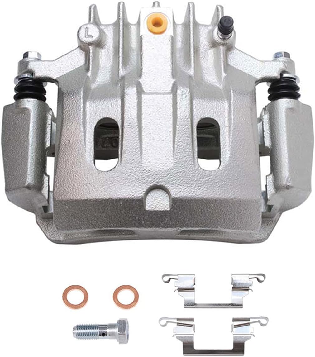 Detroit Axle - Rear Disc Rotors Brake Pads Right Caliper Replacement for 2000-2004 Ford Excursion F-250 F-350 Super Duty - 5pc Set