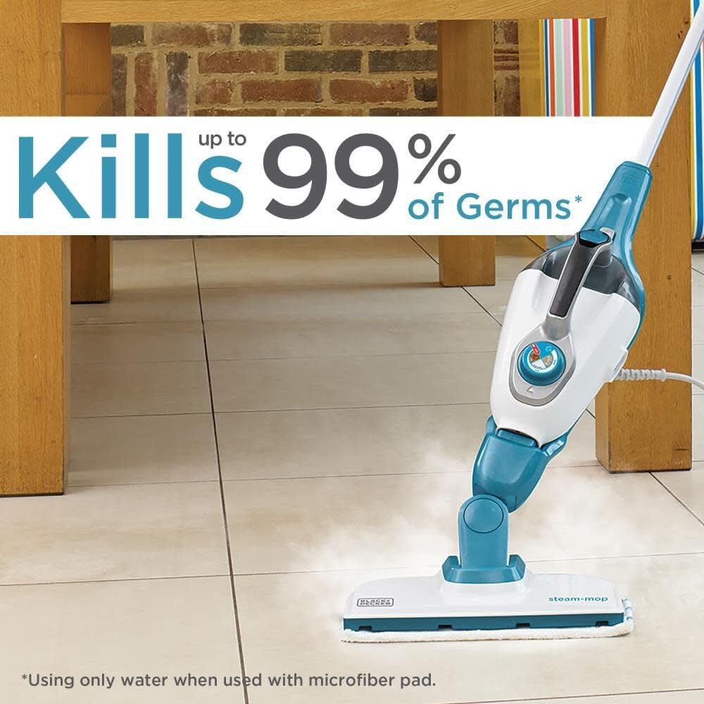 BLACK+DECKER 7in1 Steam Mop with SteamGlove Handheld Steamer (HSMC1361SGP)