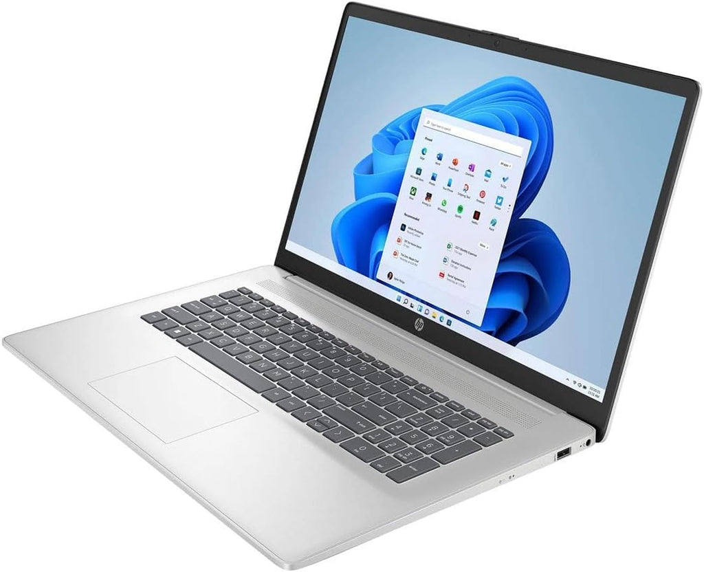 HP 17-cn3003dx 17.3' HD+ Laptop, Intel Core i3-N305 1.8GHz, 8GB RAM, 256GB SSD, Windows 11 Home, Natural Silver - Refurbished