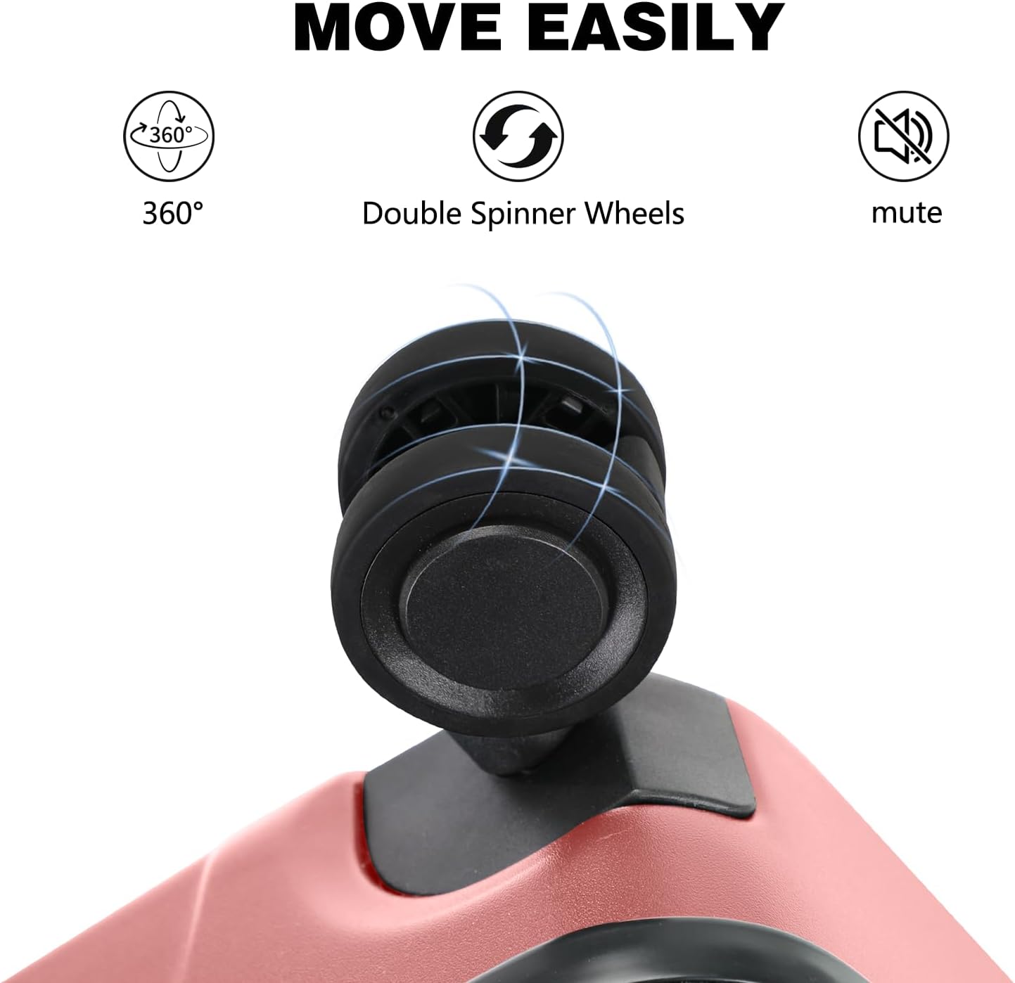 Luggage Sets 2 Piece, Carry On Luggage with Front Pocket & USB Port and 28 Inch Expandable Checked Luggage with Top Opening, Durable PC Hardside Suitcases with Spinner Wheels & TSA Lock, Pink (20/28)