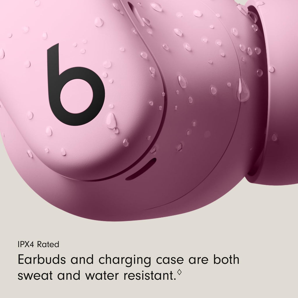 Beats - Powerbeats Fit - Wireless Noise-Cancelling Workout Earbuds with Ultimate Secure Fit with AppleCare+ (2 Years) - Power Pink