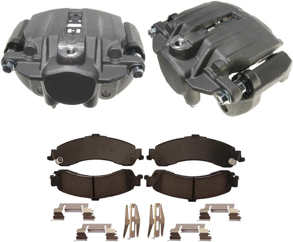 Disc Brake Kit - Rear Caliper Brake Pad Set, Disc Brake Pad Set Disc Brake Caliper 3 PCS for Chevy Silverado 1500 2003-2006 for GMC Sierra 1500 2003-2006