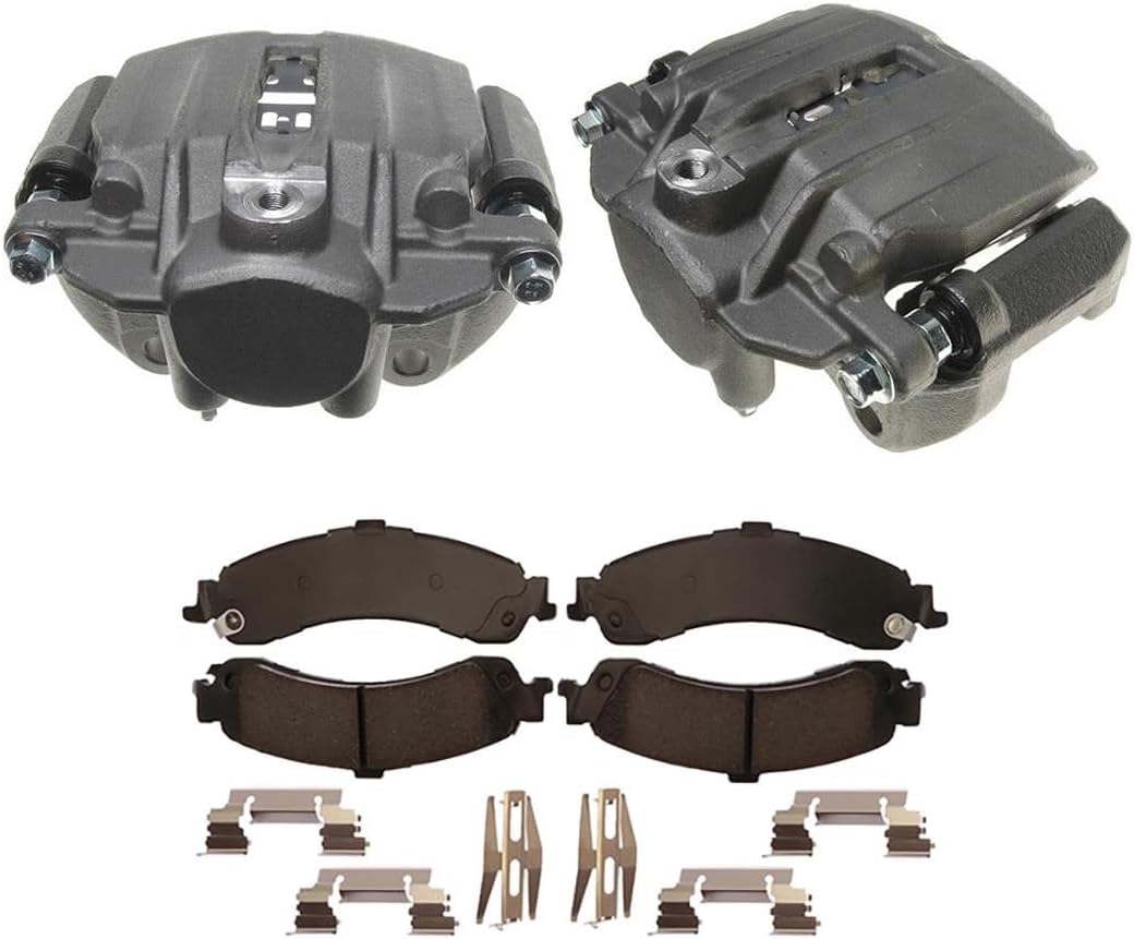 Disc Brake Kit - Rear Caliper Brake Pad Set, Disc Brake Pad Set Disc Brake Caliper 3 PCS for Chevy Silverado 1500 2003-2006 for GMC Sierra 1500 2003-2006