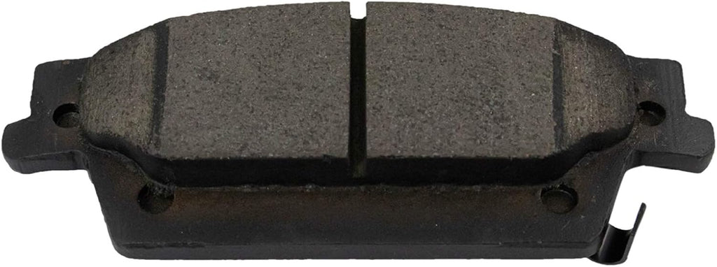 TRQ Performance Rear Brake Pad and Rotor Set Ceramic Vented Coated Rotors Calipers Compatible with 2004-2009 Cadillac SRX