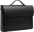 Leathario Leather Briefcase for Men Leather Laptop Bag Shoulder Messenger Bag Business Work Bag