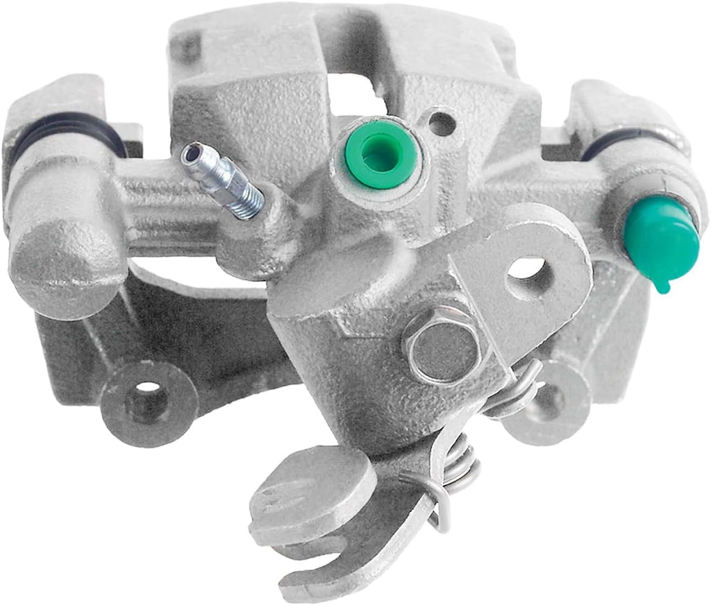 Detroit Axle - Rear Left Brake Caliper for Ford 1997-2003 Escort 1997-1999 Mercury Tracer, Driver Side Disc Brake Caliper with Bracket Replacement