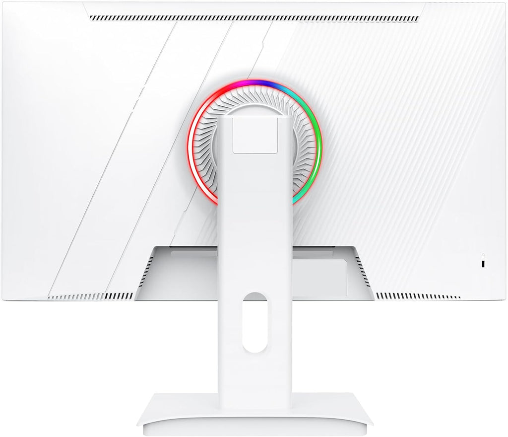 Gawfolk 27 Inch 4K Gaming Monitor 160Hz, White PC Computer Monitors UHD 3840 x 2160p, IPS Screen for Home & Office, Freesync, DP 1.4, HDMI 2.1, Eye Care, Wall Mount Compatible