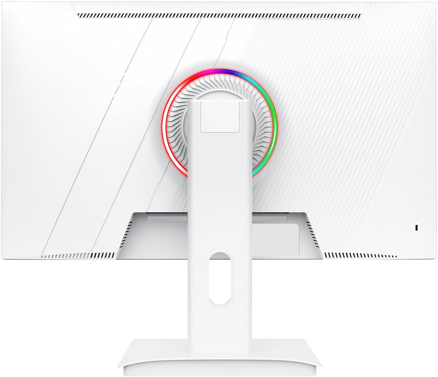 Gawfolk 27 Inch 4K Gaming Monitor 160Hz, White PC Computer Monitors UHD 3840 x 2160p, IPS Screen for Home & Office, Freesync, DP 1.4, HDMI 2.1, Eye Care, Wall Mount Compatible