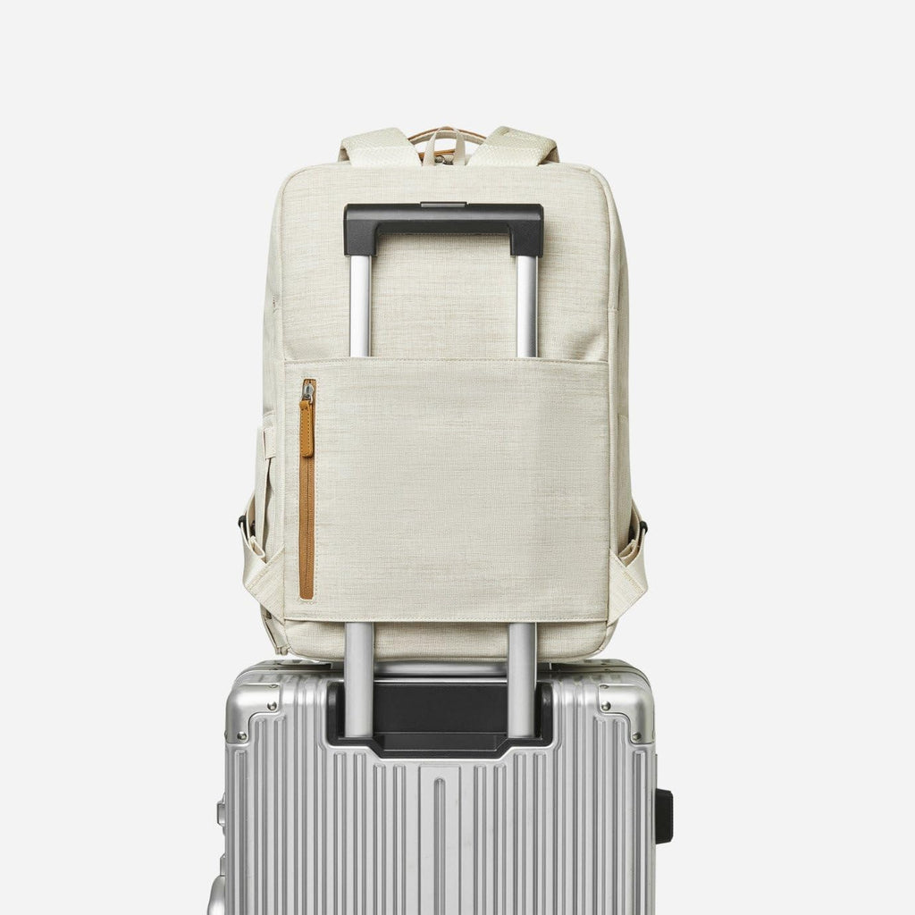 Nordace Siena Pro 15 Smart Backpack with USB Charging - 16' Laptop Backpack, 20L Daily Backpack for Travel, Everyday, or Work (Beige)
