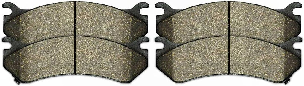 8pcs Ceramic Brake Pad Sets 4pcs Drilled and Rotors Kit Front Rear Side Black and Slotted for Chevy for Silverado 2500HD 2001-2006,for GMC for Sierra 2500HD 2001-2006