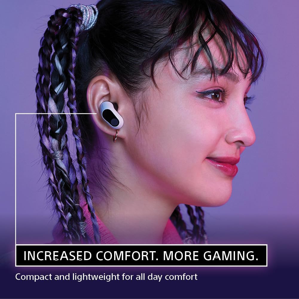 Sony INZONE Buds Wireless Gaming Earbuds, Perfect for PlayStation® 5, for PC/PS5/Switch/Mobile, 48Hr Battery with Case, Noise Canceling, 360 Spatial Sound, 2.4GHz USB-C Dongle, WF-G700N Black