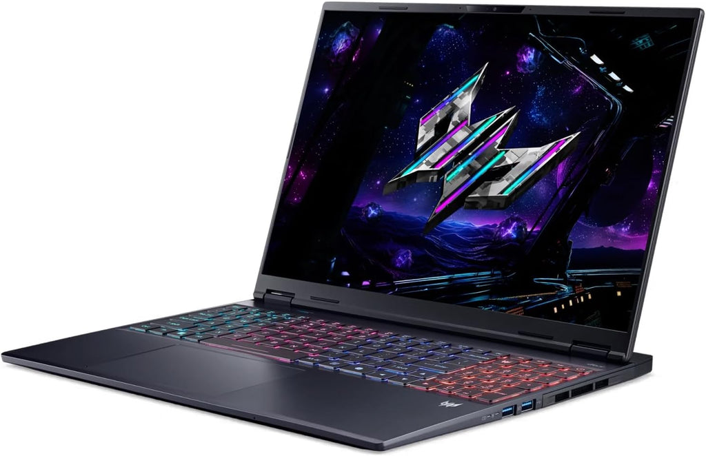 acer Predator Helios Neo 16S AI Gaming Laptop 16.0' 240Hz OLED WQXGA (Intel Ultra 9-275HX, GeForce RTX 5060 8GB, 64GB DDR5, 1TB PCIe SSD, Thunderbolt 4, Copilot, Win 11 Pro) w/Dockztorm Hub