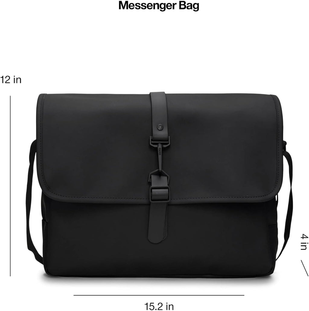 RAINS Messenger Bag - Laptop Bag for men and women - Fits 16' laptop or tablet