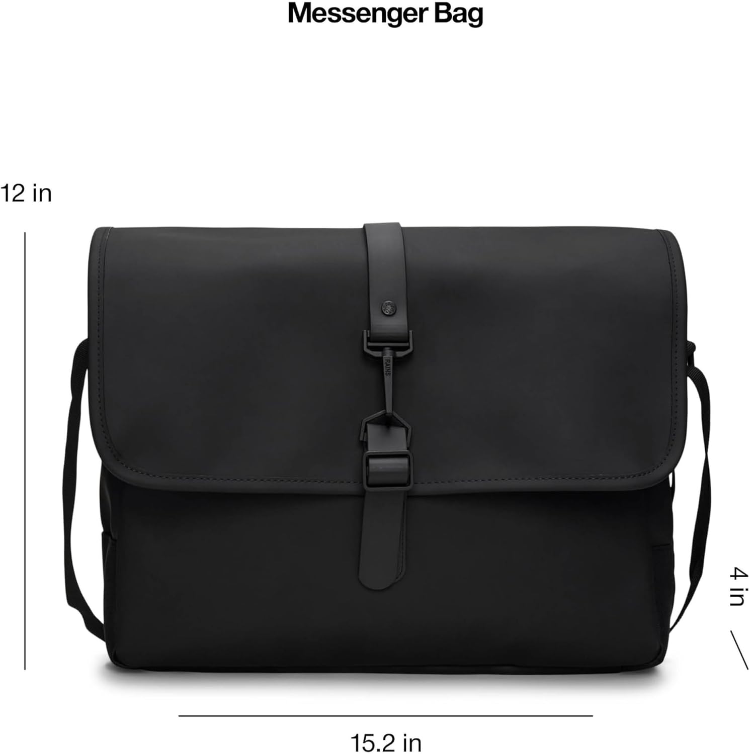 RAINS Messenger Bag - Laptop Bag for men and women - Fits 16' laptop or tablet