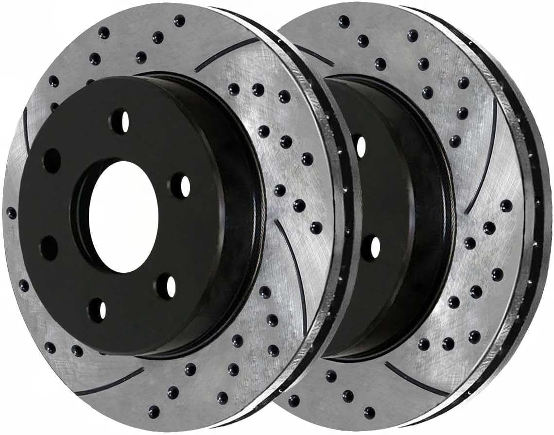 Front and Rear Side Ceramic Kit Replacement Brake Rotors and Pads for Chevy for Tahoe 2000-2006 for Avalanche 1500 2002-2006 for Silverado 1500 2001-2006 for Suburban 1500 2000-2006 BRKPKG770