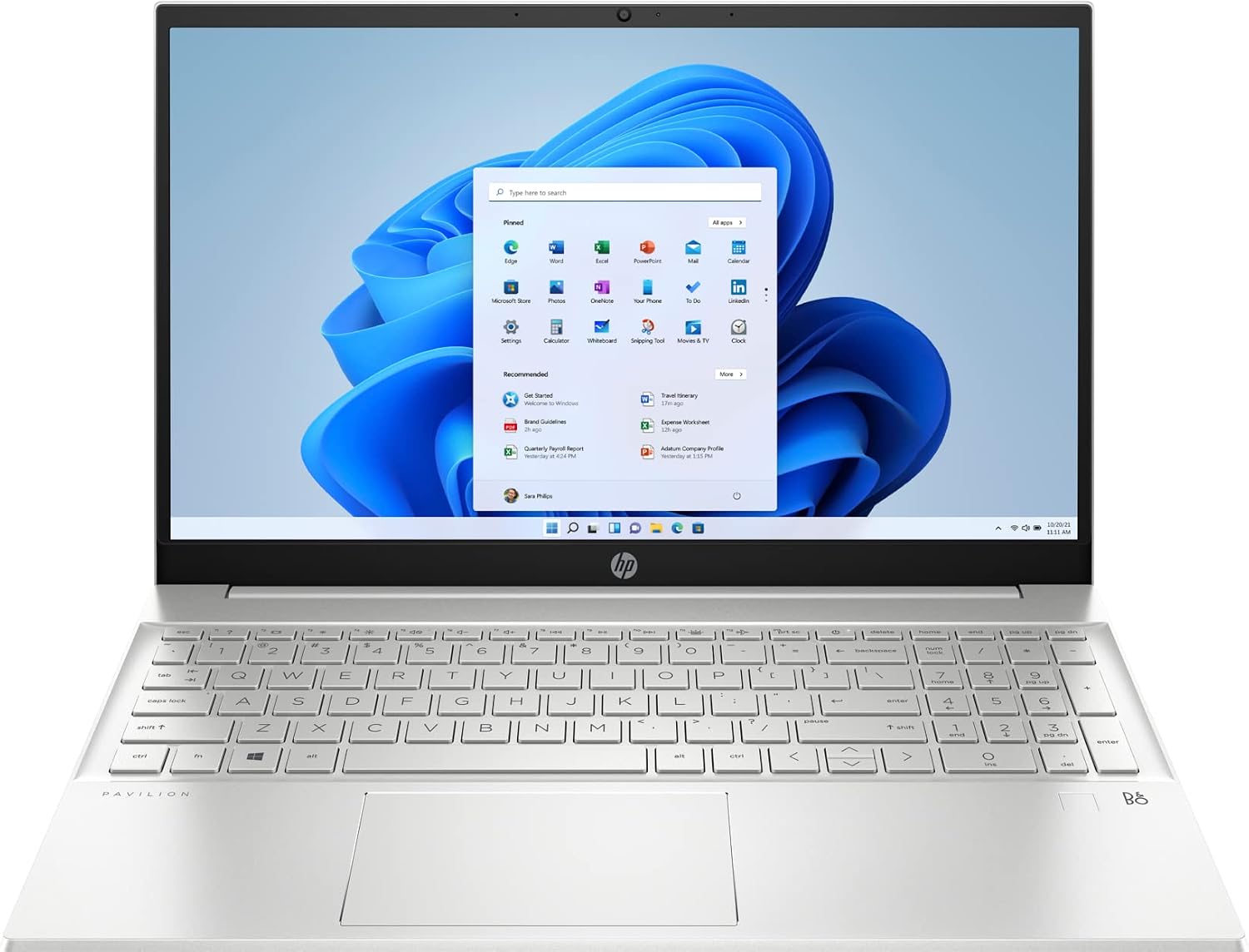 HP Pavilion 15.6'' Touchscreen Laptop - AMD Ryzen 7 5825U - 1080p - Windows 11 Notebook 15-eh2085cl 16GB RAM 512GB SSD, Silver