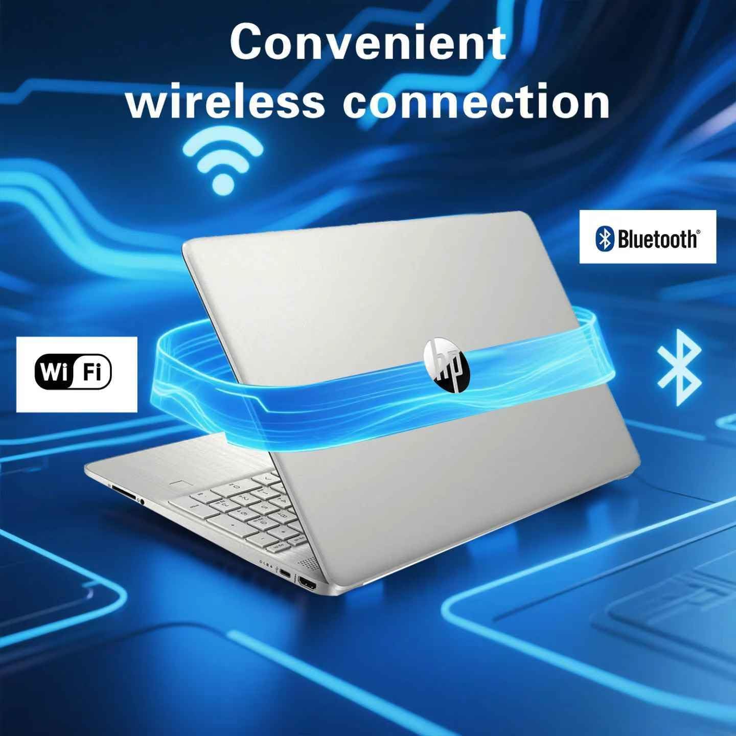 HP Laptop| 15.6' HD | Intel Processor | 16GB DDR4 RAM | 2TB SSD | Intel UHD Graphics | Win11 Pro | 720p HD Camera | WiFi & Bluetooth | School, Business & Productivity