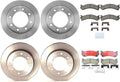 8Pcs Brakes Kit Front Rear Disc Brake Rotors Brakes Pads for Chevrolet Avalanche 2500 2002-2006 for Chevy Avalanche 2500 2002-2006 for Chevrolet Silverado 2500 2002-2004