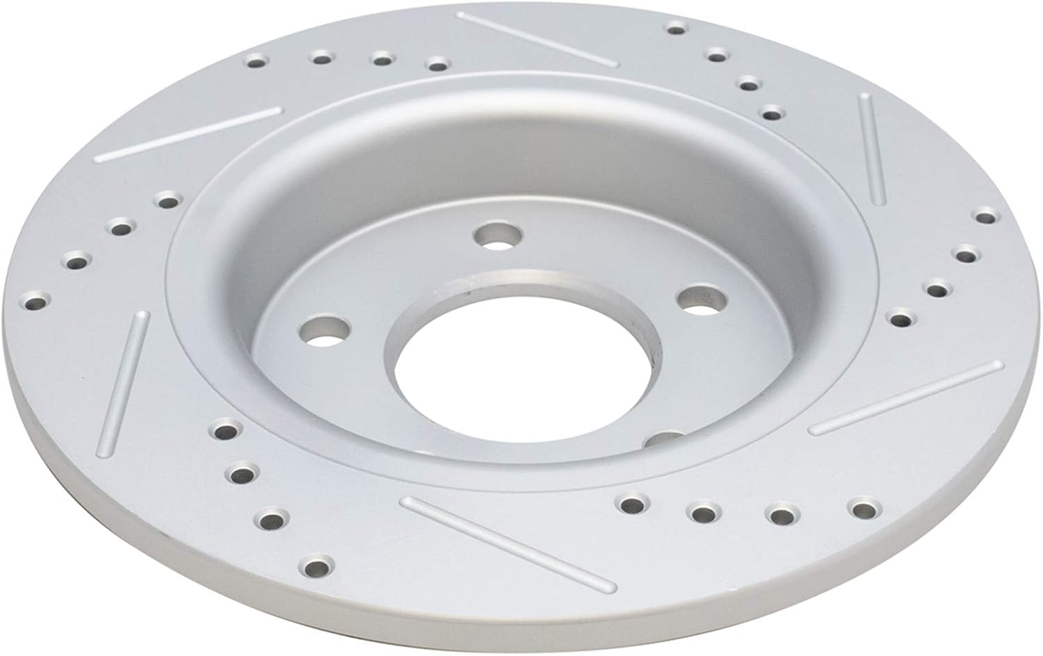 TRQ Performance Rear Brake Pad and Rotor Set Ceramic Solid Rotors Calipers Compatible with 2006-2008 Mazda 3