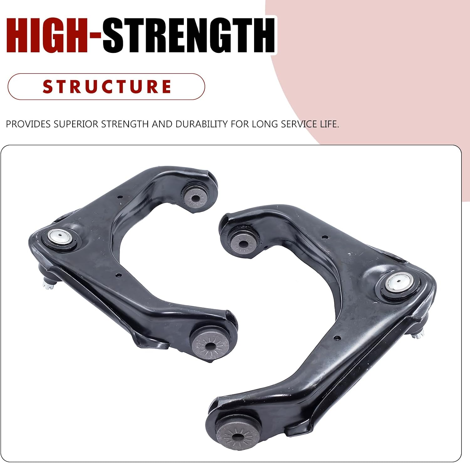 Front Suspension Kit Control Arm 13pcs replacement for Chevy Silverado Chevrolet Avalanche Suburban GMC Sierra 1500 2500 3500 HD w/Ball Joints Sway Bars Tie Rods Pitman Idler Arm Bracket