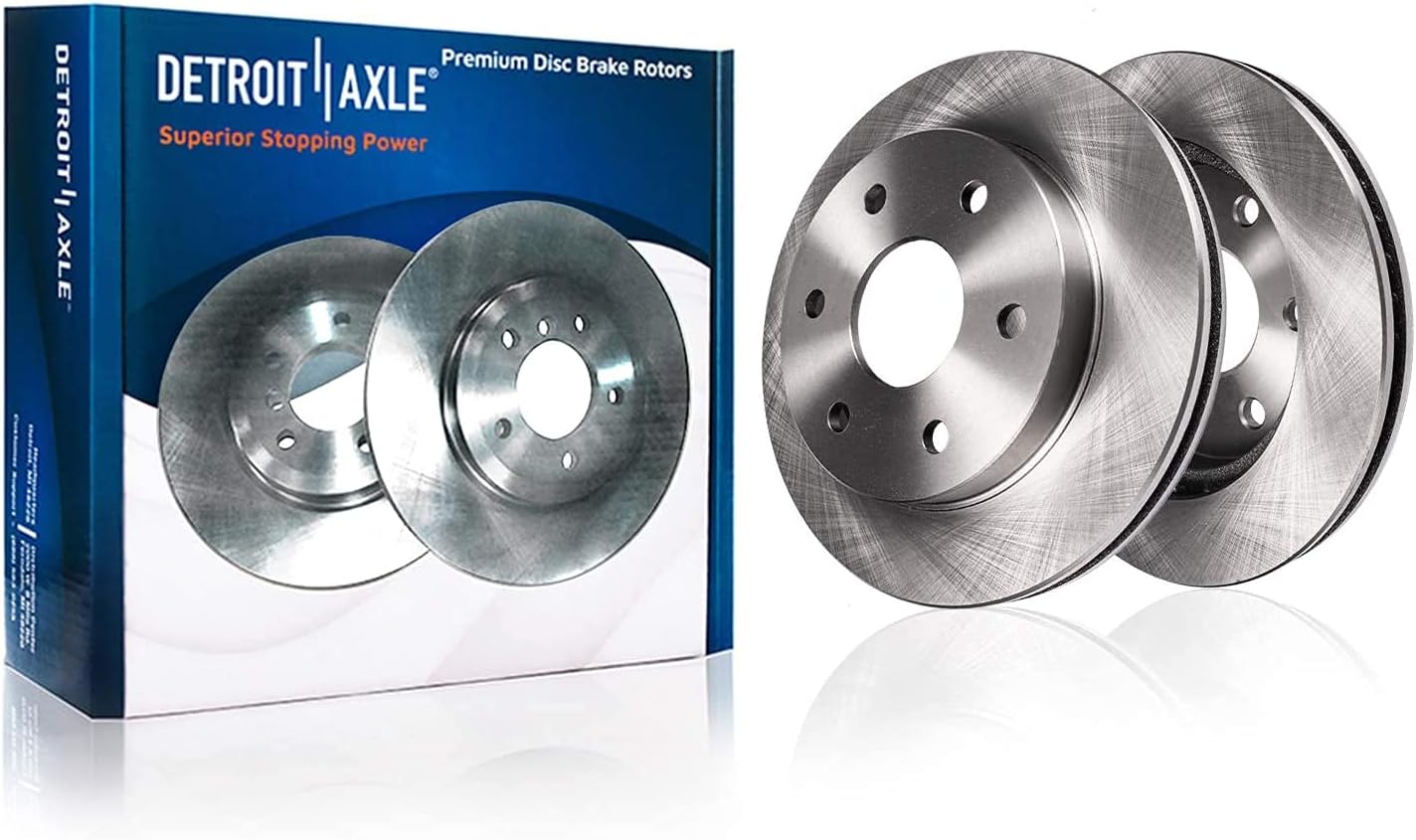 Detroit Axle - 4WD Front Brake Kit for 05-08 Ford F-150, 06-08 Lincoln Mark LT, Disc Brake Rotors Ceramic Brake Pads Brake Caliper 2005 2006 2007 2008 Replacement