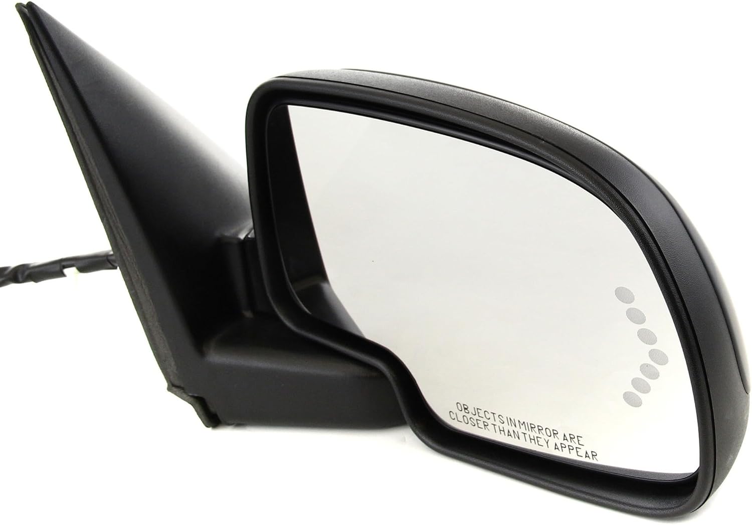 Kool Vue Right Power Heated Mirror for Chevrolet Silverado 1500 Tahoe GMC Yukon 2003-2006 Power Fold With Signal Light, Memory & Puddle Lamp; w/o Blind Spot Monitor & Auto-Dim Paintable Extended Cab