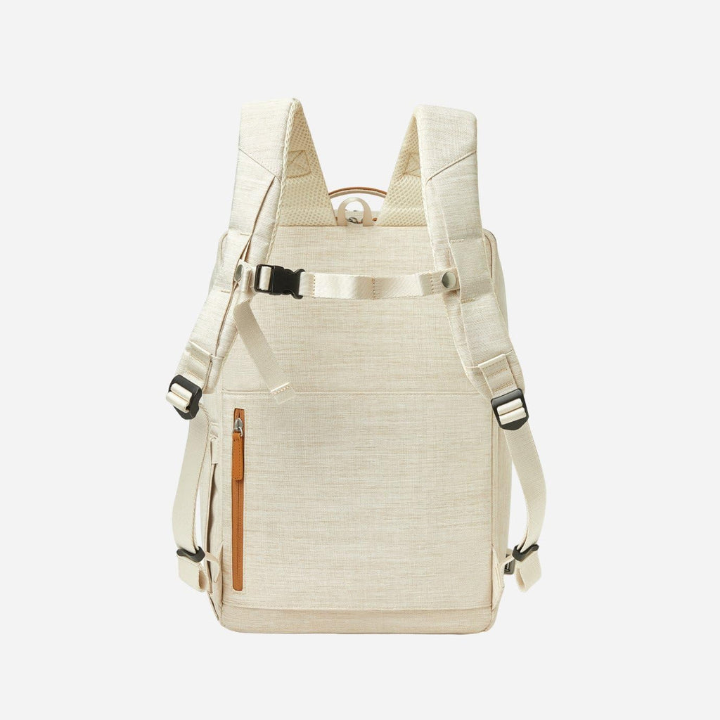 Nordace Siena Pro 15 Smart Backpack with USB Charging - 16' Laptop Backpack, 20L Daily Backpack for Travel, Everyday, or Work (Beige)