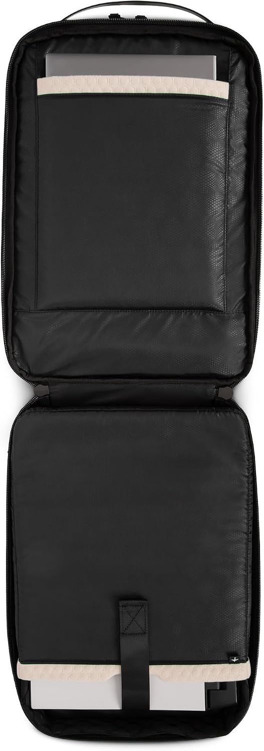 Alienware AW724P Horizon Travel Backpack - Fits upto 18-inch, 840D Fabric, EVA Foamed, Weather-resistant, Shockproof, Padded Shoulder Strap, Padded Back, RFID Blocking Pocket - Galaxy Weave Black