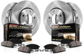 PowerStop Front and Rear Brake Kit for Lexus IS250 2014-15 - Z17 Ceramic Brake Pads & Disc Rotors Replacement, KOE6989