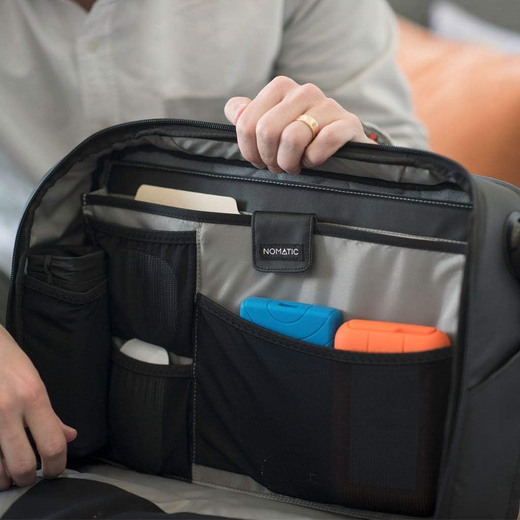 NOMATIC Messenger Bag - Formal Laptop Computer Bag - Crossbody Shoulder Bag for Travel, School and Work Bag (Black)