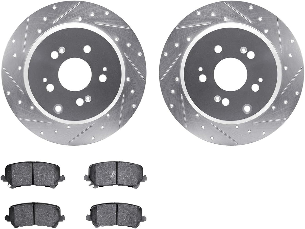 Hart Brakes Rear Brakes and Rotors| Automotive Replacement Brake Kits| Rear Ceramic Brake Pads and Rotors Kit| Fits 2007-2013 Acura MDX; 2010-2013 Acura ZDX; 2011-2017 Honda Odyssey
