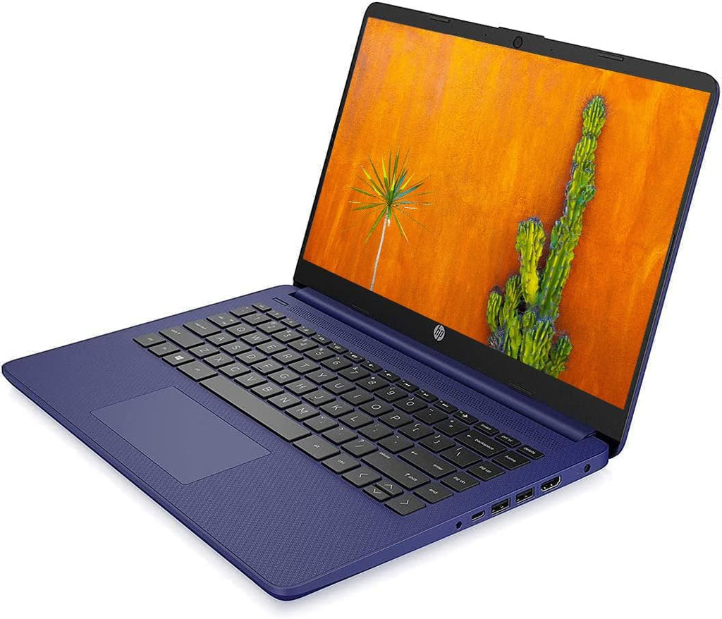 HP Premium 13.8'' HD IPS Touchscreen Laptop, AMD Processor Up to 2.59GHz, 4GB Memory, 192GB Storage, HDMI, Webcam, Windows 11 OS, Pastel Blue (Renewed)