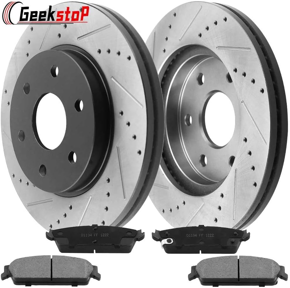 13.58' (345mm) Rear Disc Brake Rotors and Pads for 2007-2013 Chevy Silverado 1500/Avalanche/GMC Sierra 1500, 2007-2014 GMC Yukon/Chevy Tahoe/Suburban 1500/Cadillac Escalade/Escalade ESV EXT