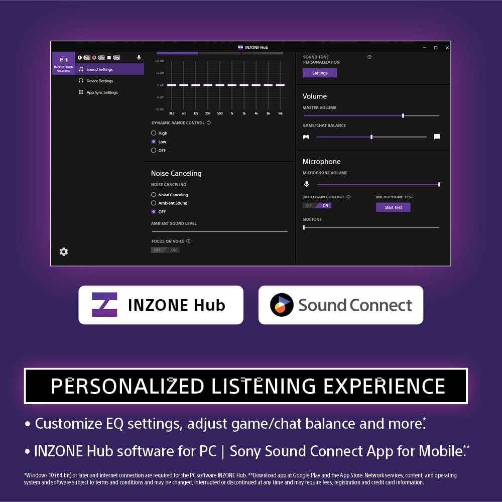 Sony INZONE Buds Wireless Gaming Earbuds, Perfect for PlayStation® 5, for PC/PS5/Switch/Mobile, 48Hr Battery with Case, Noise Canceling, 360 Spatial Sound, 2.4GHz USB-C Dongle, WF-G700N Black