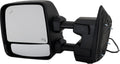 Kool Vue Driver Side Power Heated Towing Mirror for Nissan Titan 2017-2019 With Signal Light, Blind Spot Monitor, Memory & Puddle Lamp Textured