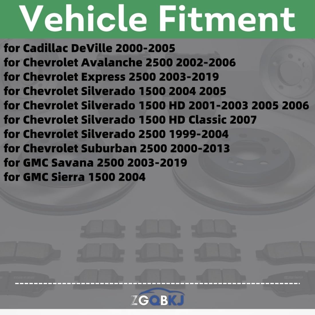 Brake Kit Front Ceramic Brake Pads and Rotors Kit (325mm) for Chevy Silverado 1500 4.3L 2004 2005 for Chevy Silverado 1500 4.8L 2004 2005 Brakes and Rotors Replacement