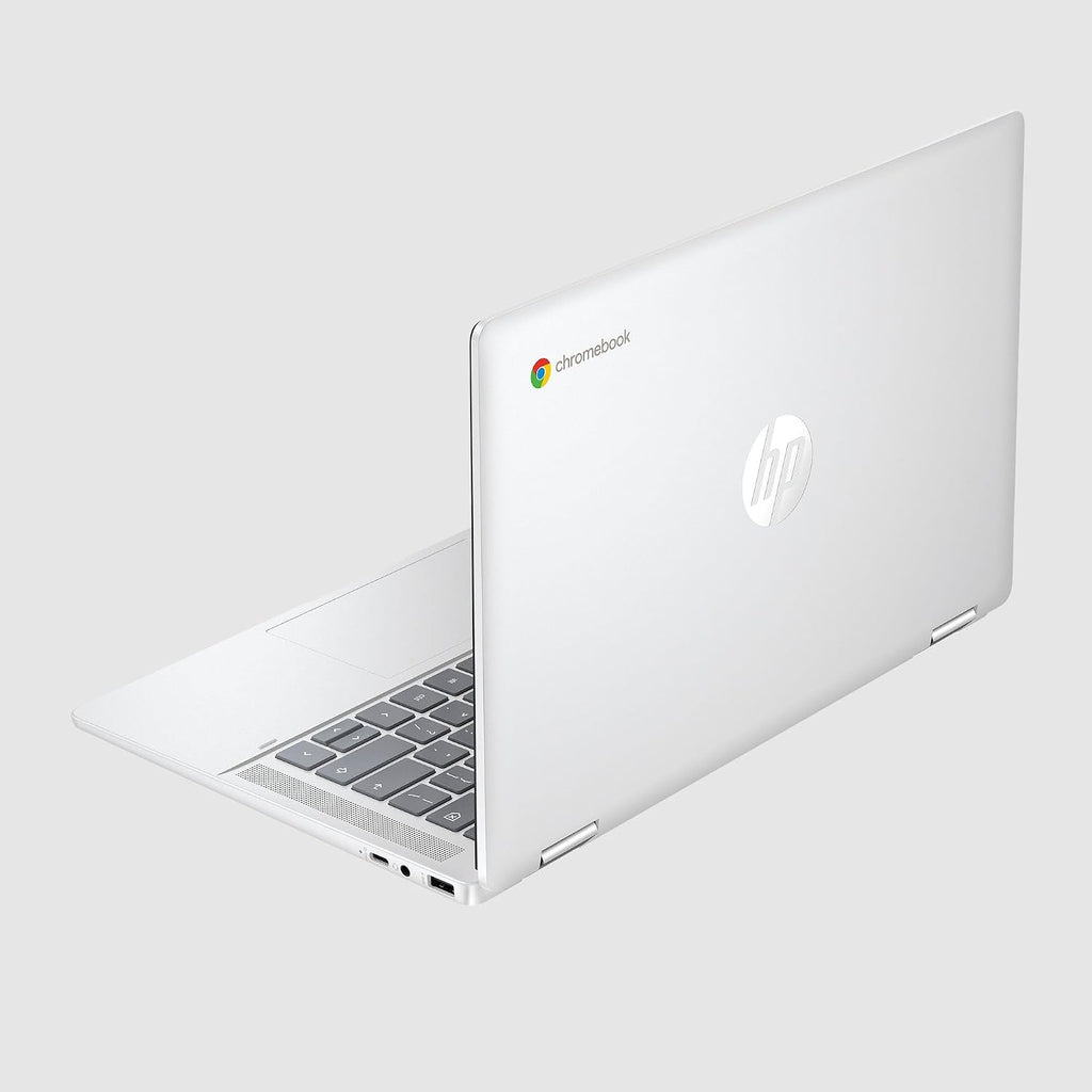 HP Chromebook x360 14 inch Laptop, HD Touchscreen, Intel Processor N100, 4 GB RAM, 64 GB eMMC, Intel UHD Graphics, Chrome OS, 14b-cd0000nr (2024) (Renewed)