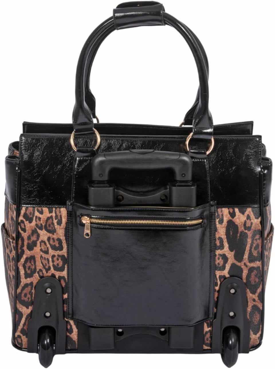 JKM & Company Rolling Laptop Bag Women, Rolling Briefcase for Women, 13'-17' Inch Laptop Bag with Wheels