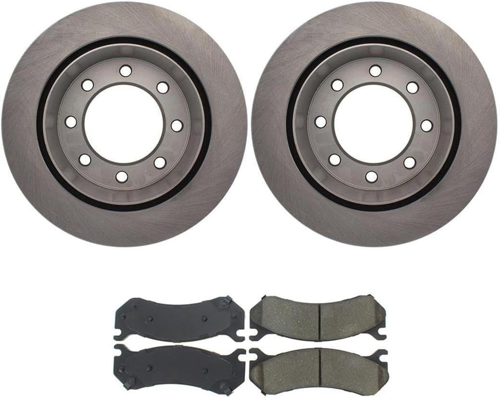 Brakes and Rotors Kit - 3PCS Rear Disc Brake Pads and Rotors, Brake kit for Chevrolet Avalanche 2500 2002-2006 for Chevy Avalanche 2500 2002-2006 for Chevrolet Silverado 1500 2004-2004