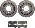 4X Rear Replacement Brake Kit Brake Rotors & Metallic Brake Pads Fits Chevrolet Avalanche 2500 2002-2006 Fits Chevy Avalanche 2500 2002-2006 Fits Chevrolet Silverado 1500 2004-2004