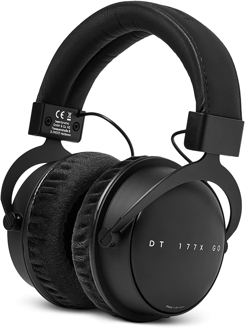 Massdrop x Beyerdynamic DT 177X GO Over-Ear Closed-Back Headphones, 32 Ohms, Detachable Cable, Replaceable Velour & Sheep Skin Ear Pads
