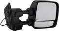 Kool Vue Passenger Side Mirror Power Heated Towing For Nissan Titan 2017-2021 With Signal Light, Blind Spot Monitor & Puddle Lamp, Textured