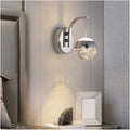Crystal Bubble Wall Sconce, Modern Nordic Simple Wall Lamp, LED Decorative Lighting Fixtures, Indoor Wireless Wall Light for Bathroom, Entryway, Hallway, Living Room, Bedroom (Size : Gold)(Silver)