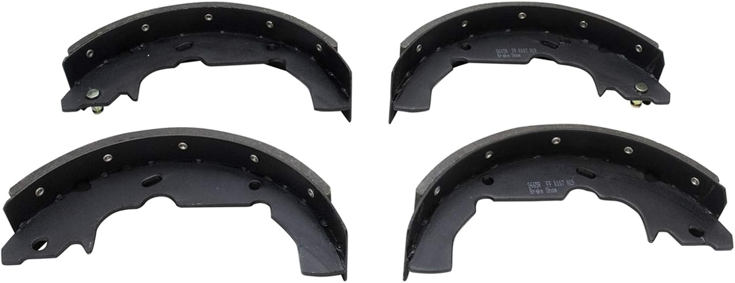 TRQ Rear Brake Shoe and Drum Kit Set 5 Stud Compatible with 93-02 Villager Quest