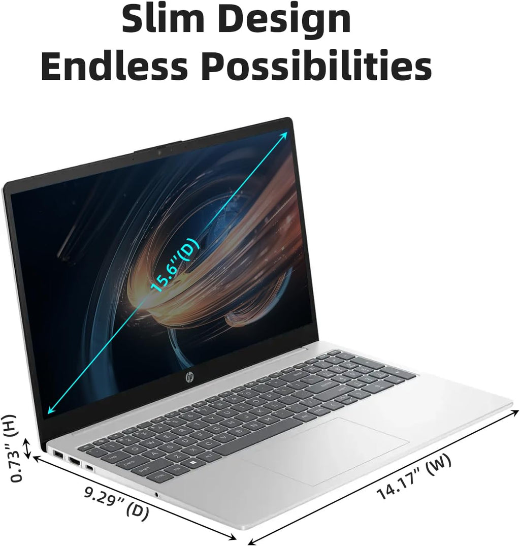 HP Flagship Touchscreen Laptop Computer - Free CD/DVD Drive• Office Lifetime • 15.6' HD Touchscreen • Intel i3 1215U • Wi-Fi 6E • Anti-Glare HD Display Win 11 Pro(16G RAM • 512GB SSD)