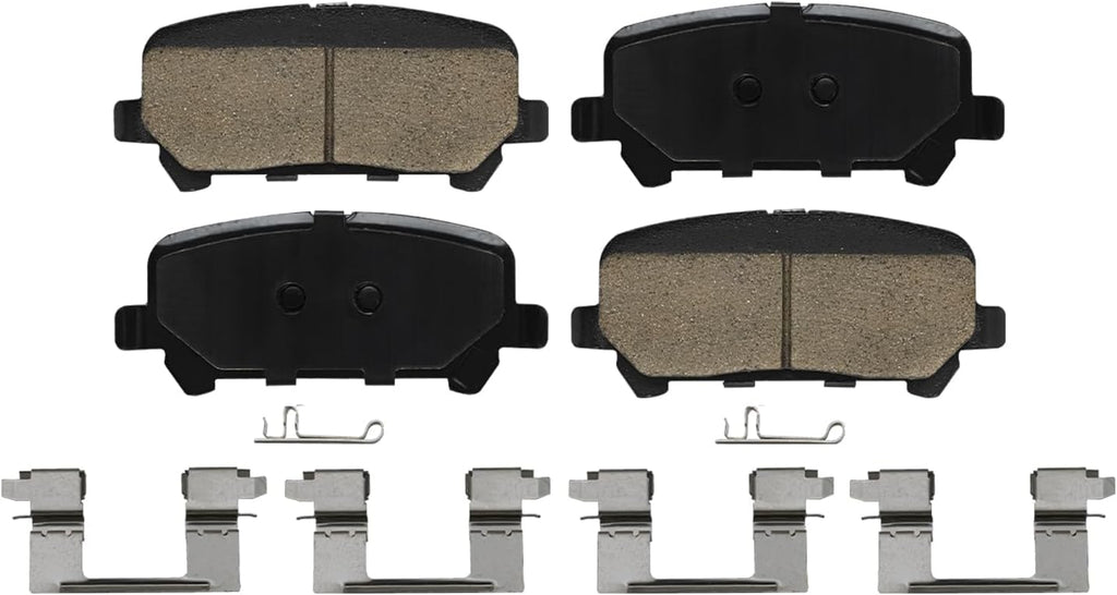 Detroit Axle - Brake Rotors for 2015-2020 Chevrolet Colorado GMC Canyon, Disc Brake Rotors Ceramic Brake Pads 2016 2017 2018 2019 Replacement : 12.20' inch Front and 12.76' inch Rear Rotor