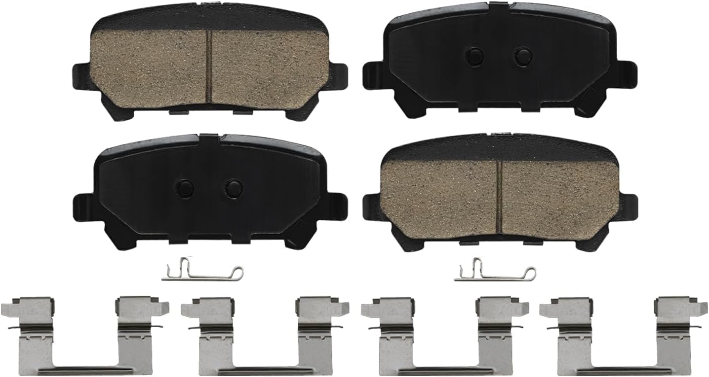 Detroit Axle - Brake Rotors for 2015-2020 Chevrolet Colorado GMC Canyon, Disc Brake Rotors Ceramic Brake Pads 2016 2017 2018 2019 Replacement : 12.20' inch Front and 12.76' inch Rear Rotor