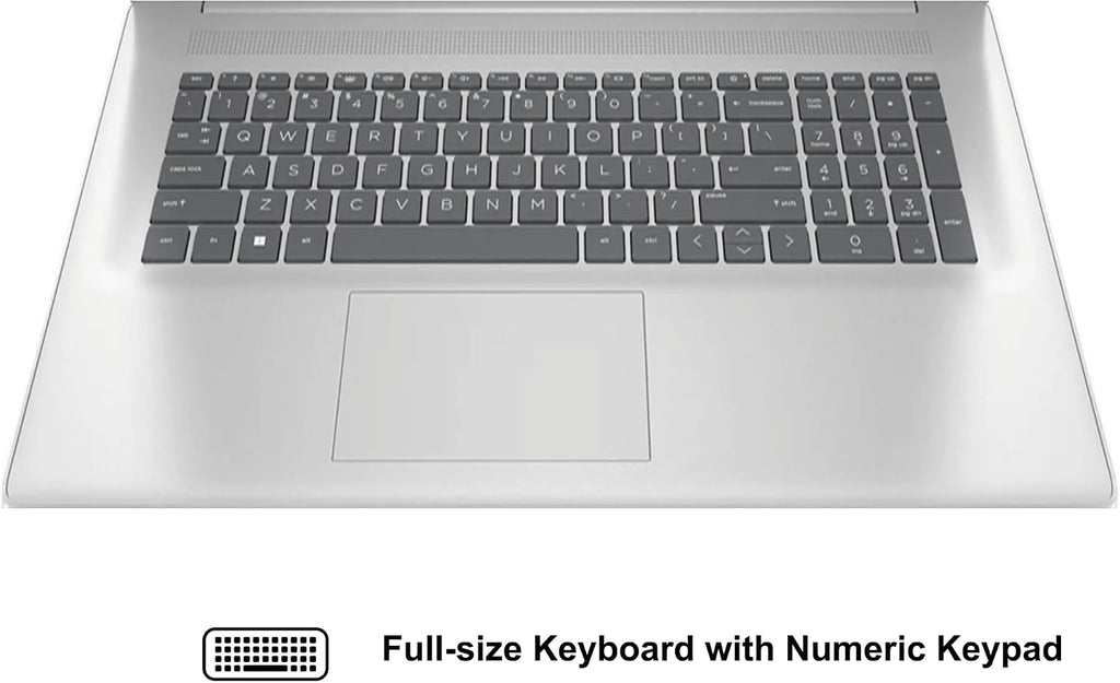 HP 17 Business Laptop 17.3' HD+ Touchscreen AMD 6-core Ryzen 5 7430U (Beats i7-1255U) 32GB RAM 2TB SSD Type-C Fast Charge Long-Lasting Battery Win11 ICP Hub