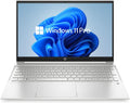 HP [Windows 11 Pro] Newest Pavilion Laptop | 15.6' Full HD Screen | Intel Core i7-1165G7 Processor | Webcam | HDMI | Wi-Fi | Bluetooth | USB Type-C | Silver (16GB RAM | 256GB PCIe SSD)
